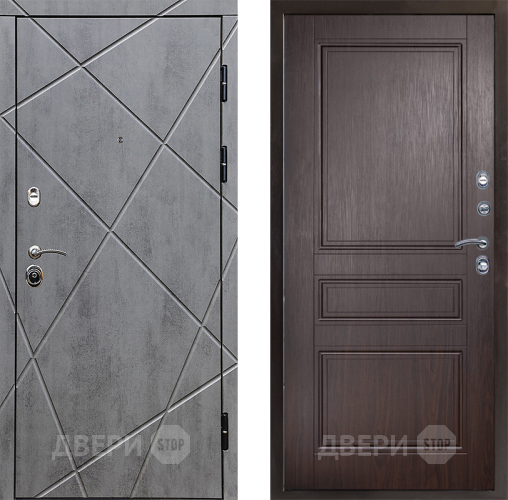 Входная металлическая Дверь Престиж Лучи Классика Венге в Лыткарино