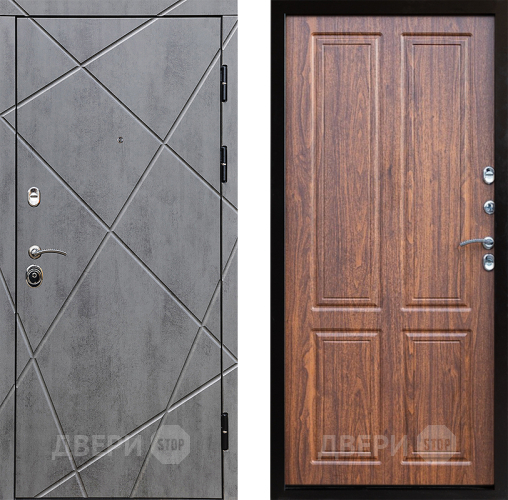 Входная металлическая Дверь Престиж Лучи Премиум Орех светлый в Лыткарино