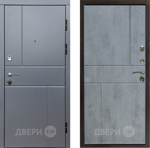 Входная металлическая Дверь Престиж Горизонт Грэй Горизонт Бетон темный в Лыткарино