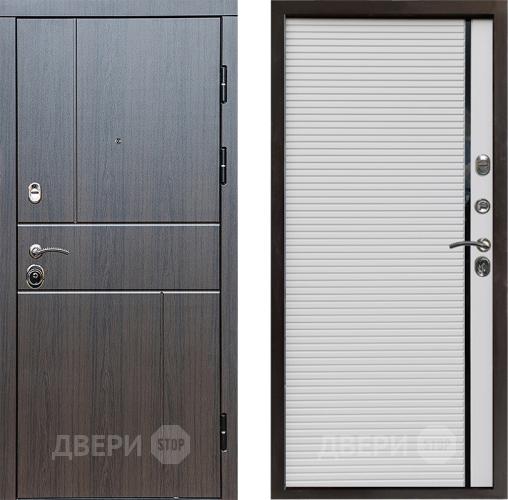 Входная металлическая Дверь Престиж Горизонт Венге Porte Белый в Лыткарино