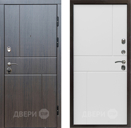 Входная металлическая Дверь Престиж Горизонт Венге Горизонт Бетон белый в Лыткарино