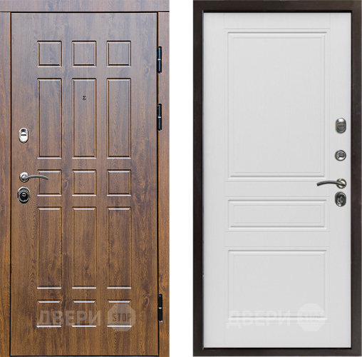 Входная металлическая Дверь Престиж Стандарт Классика Лиственница белая в Лыткарино