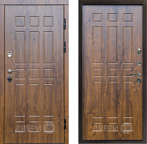 Входная металлическая Дверь Престиж Стандарт Спарта Дуб в Лыткарино