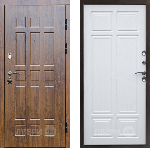 Входная металлическая Дверь Престиж Стандарт Премиум Лиственница белая в Лыткарино
