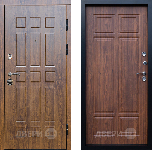 Входная металлическая Дверь Престиж Стандарт Премиум Орех темный в Лыткарино