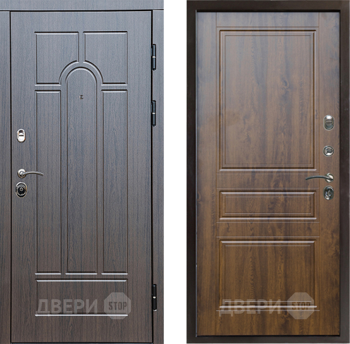 Входная металлическая Дверь Престиж Арка Классика Дуб в Лыткарино