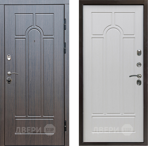 Входная металлическая Дверь Престиж Арка Арка Лиственница белая в Лыткарино