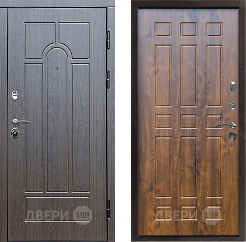 Входная металлическая Дверь Престиж Арка Спарта Дуб в Лыткарино