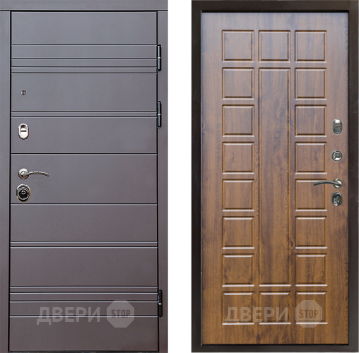 Входная металлическая Дверь Престиж Линия Браун Престиж Дуб в Лыткарино