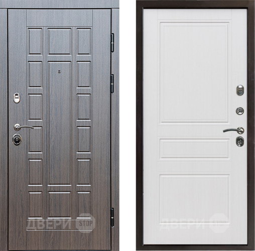 Входная металлическая Дверь Престиж Престиж Классика Белое дерево в Лыткарино