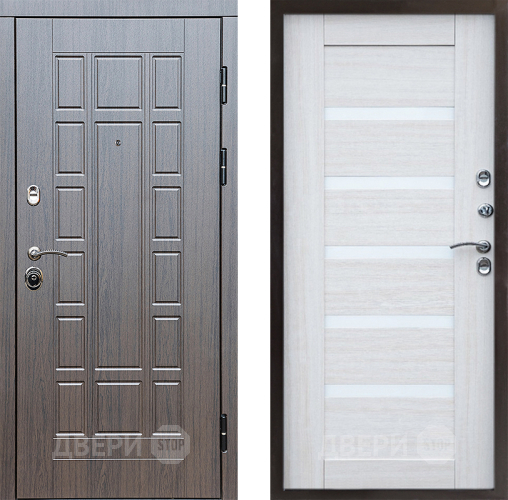 Входная металлическая Дверь Престиж Престиж Царга Лиственница белая в Лыткарино