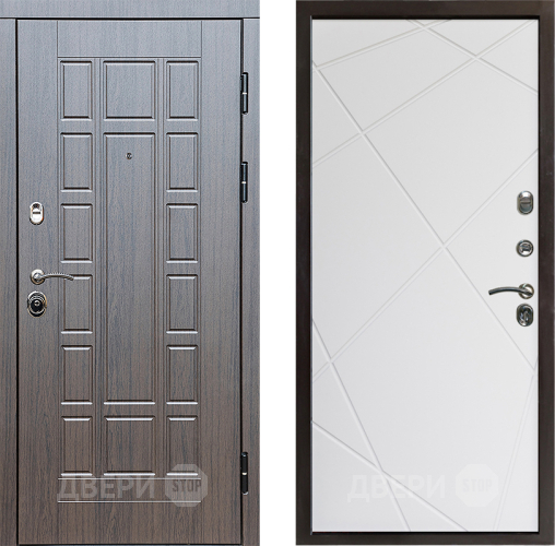 Входная металлическая Дверь Престиж Престиж Лучи Бетон белый в Лыткарино