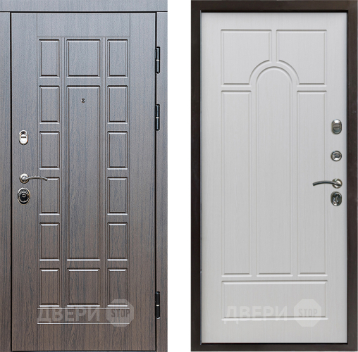 Входная металлическая Дверь Престиж Престиж Арка Лиственница белая в Лыткарино