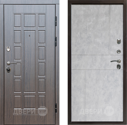 Входная металлическая Дверь Престиж Престиж Горизонт Бетон светлый в Лыткарино