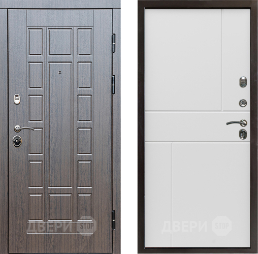 Входная металлическая Дверь Престиж Престиж Горизонт Бетон белый в Лыткарино