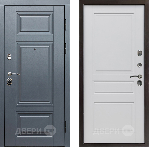 Входная металлическая Дверь Престиж Премиум Классика Белый матовый в Лыткарино