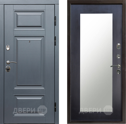 Входная металлическая Дверь Престиж Премиум Зеркло Пастораль Венге в Лыткарино