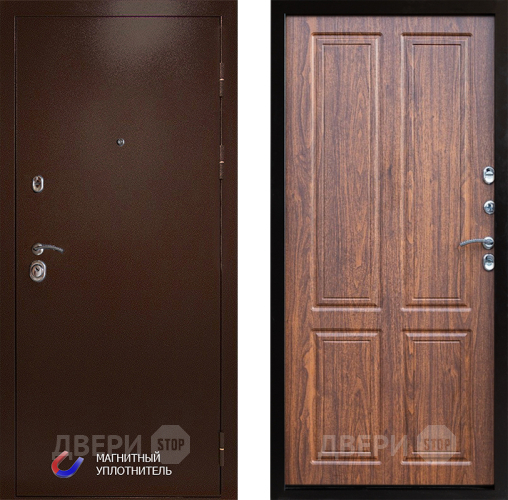 Входная металлическая Дверь Престиж Медь Премиум Орех светлый в Лыткарино