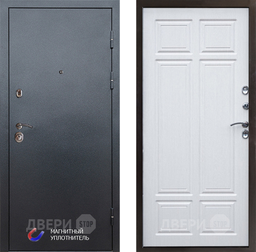 Входная металлическая Дверь Престиж Графит Премиум Лиственница белая в Лыткарино