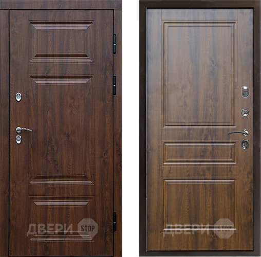 Входная металлическая Дверь Престиж TERMO с терморазрывом Премиум Орех Классика Дуб в Лыткарино