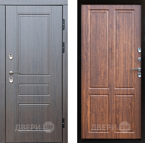 Входная металлическая Дверь Престиж TERMO с терморазрывом Классика Премиум Орех светлый в Лыткарино