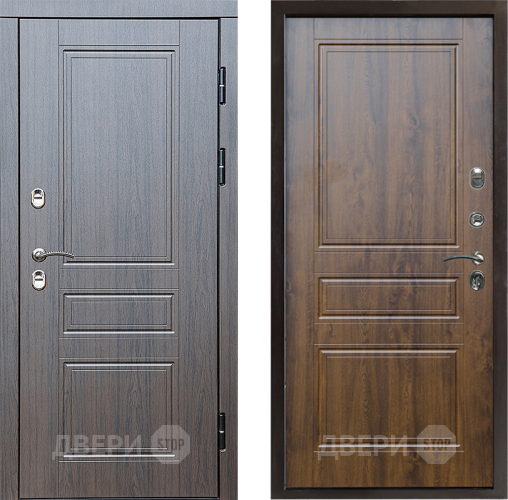 Входная металлическая Дверь Престиж TERMO с терморазрывом Классика Классика Дуб в Лыткарино