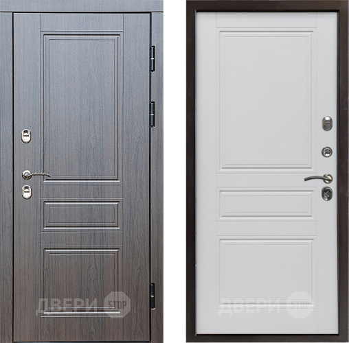 Входная металлическая Дверь Престиж TERMO с терморазрывом Классика Классика Белый матовый в Лыткарино