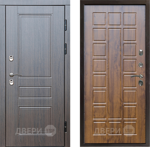 Входная металлическая Дверь Престиж TERMO с терморазрывом Классика Престиж Дуб в Лыткарино