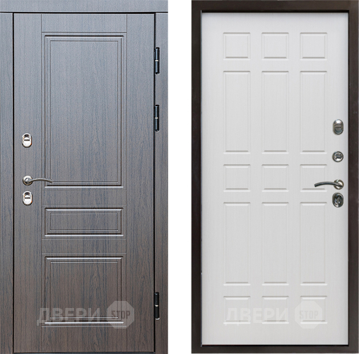 Входная металлическая Дверь Престиж TERMO с терморазрывом Классика Спарта Лиственница белая в Лыткарино