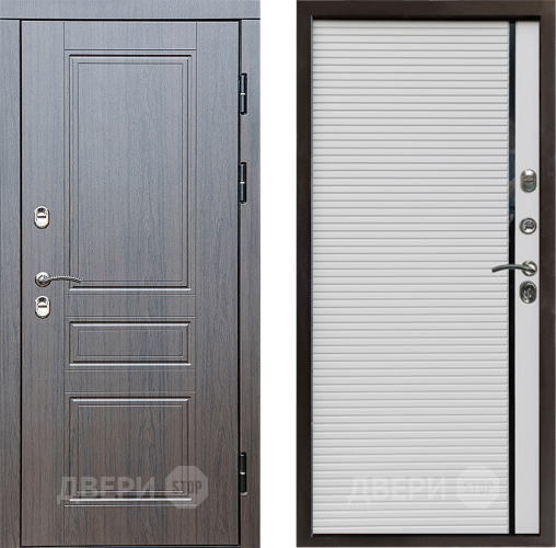 Входная металлическая Дверь Престиж TERMO с терморазрывом Классика Porte Белый в Лыткарино