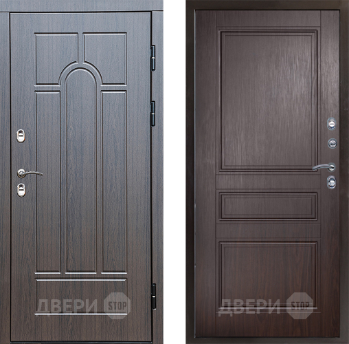 Входная металлическая Дверь Престиж TERMO с терморазрывом Арка Классика Венге в Лыткарино