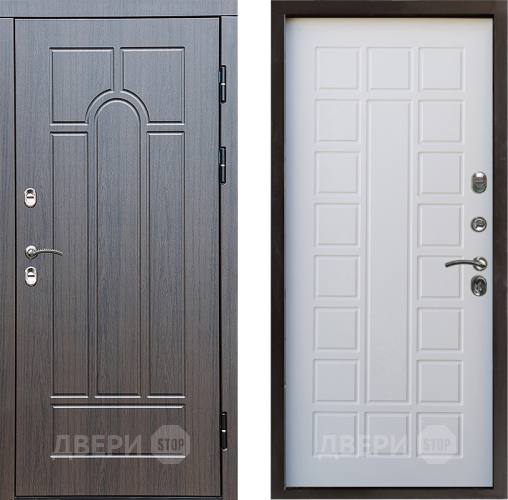 Входная металлическая Дверь Престиж TERMO с терморазрывом Арка Престиж Белое дерево в Лыткарино