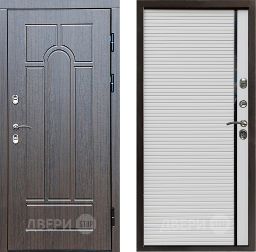 Входная металлическая Дверь Престиж TERMO с терморазрывом Арка Porte Белый в Лыткарино