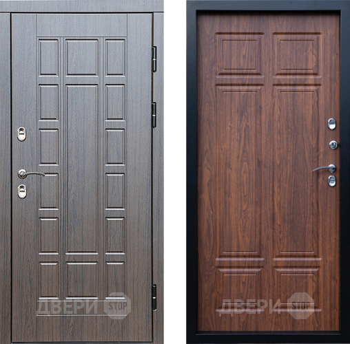 Входная металлическая Дверь Престиж TERMO с терморазрывом Престиж Премиум Орех темный в Лыткарино
