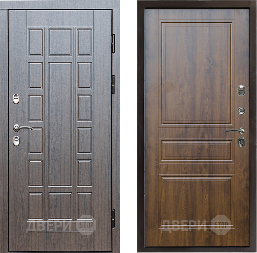 Входная металлическая Дверь Престиж TERMO с терморазрывом Престиж Классика Дуб в Лыткарино