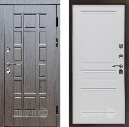 Входная металлическая Дверь Престиж TERMO с терморазрывом Престиж Классика Белый матовый в Лыткарино