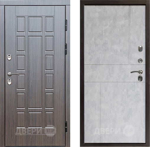 Входная металлическая Дверь Престиж TERMO с терморазрывом Престиж Горизонт Бетон светлый в Лыткарино