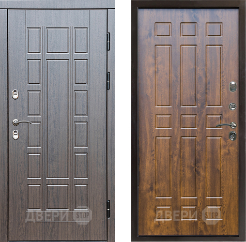 Входная металлическая Дверь Престиж TERMO с терморазрывом Престиж Спарта Дуб в Лыткарино