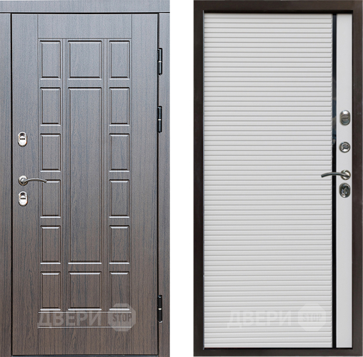 Входная металлическая Дверь Престиж TERMO с терморазрывом Престиж Porte Белый в Лыткарино