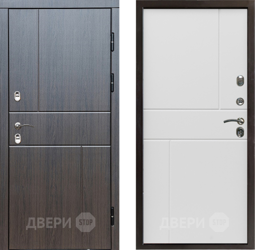 Входная металлическая Дверь Престиж TERMO с терморазрывом Горизонт Венге Горизонт Бетон белый в Лыткарино