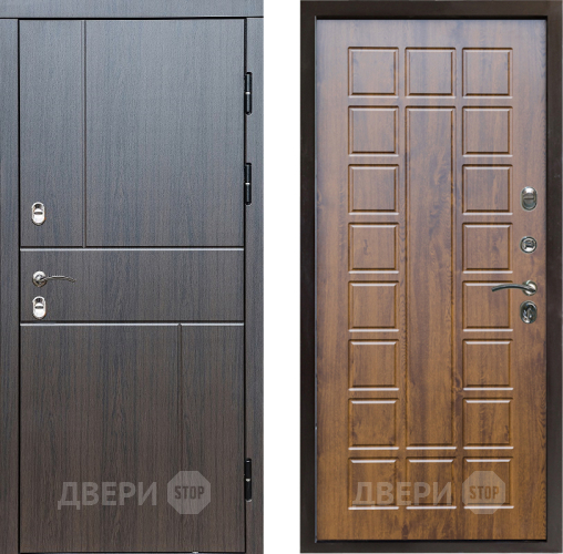 Входная металлическая Дверь Престиж TERMO с терморазрывом Горизонт Венге Престиж Дуб в Лыткарино