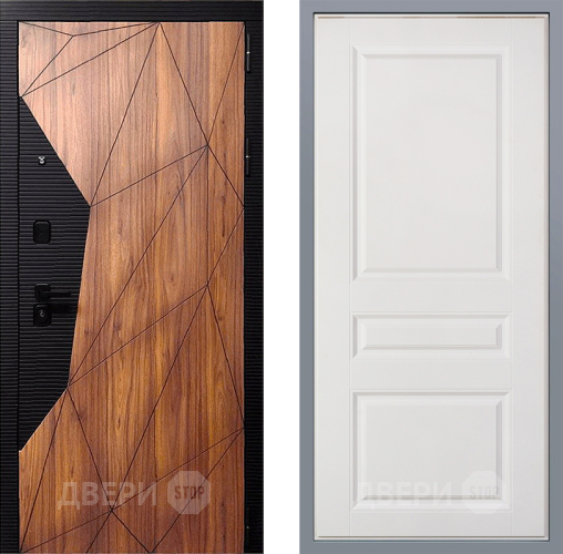 Дверь Заводские двери Морра Стокгольм Белый софт в Лыткарино