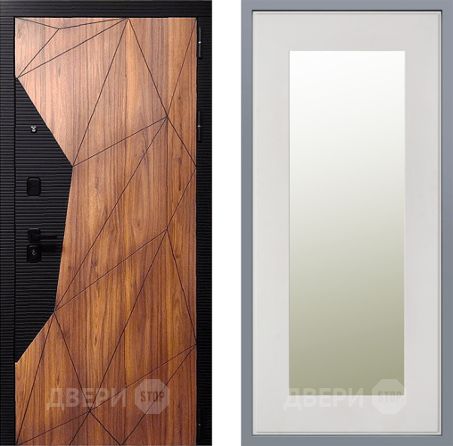 Дверь Заводские двери Морра Зеркало Модерн Белый софт в Лыткарино