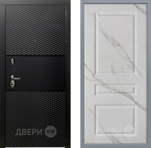 Дверь Заводские двери Тефлон Стокгольм Мрамор белый в Лыткарино