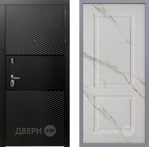 Дверь Заводские двери Тефлон Доррен Мрамор белый в Лыткарино