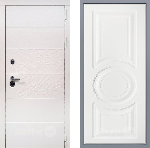 Дверь Заводские двери Дэко Вайт Неаполь Лофт белый в Лыткарино