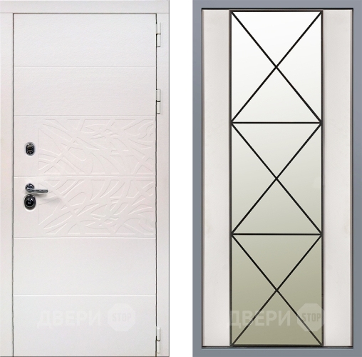 Дверь Заводские двери Дэко Вайт Зеркало Перфекто Структурное дерево в Лыткарино