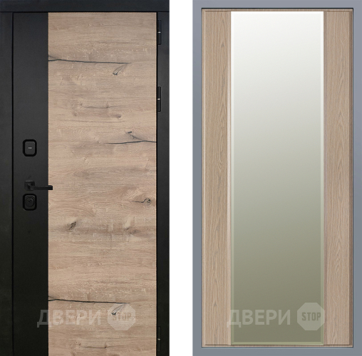 Дверь Заводские двери Ларте Зеркало Макси Беленый дуб в Лыткарино