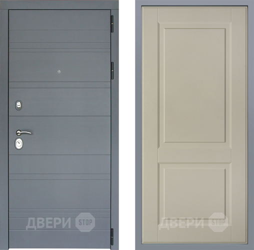 Дверь Заводские двери Лира Софт графит Доррен Шампань в Лыткарино