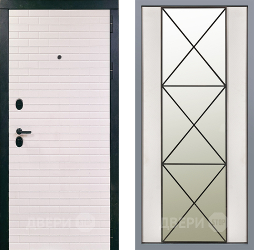 Дверь Заводские двери Сохо Зеркало Перфекто Структурное дерево в Лыткарино